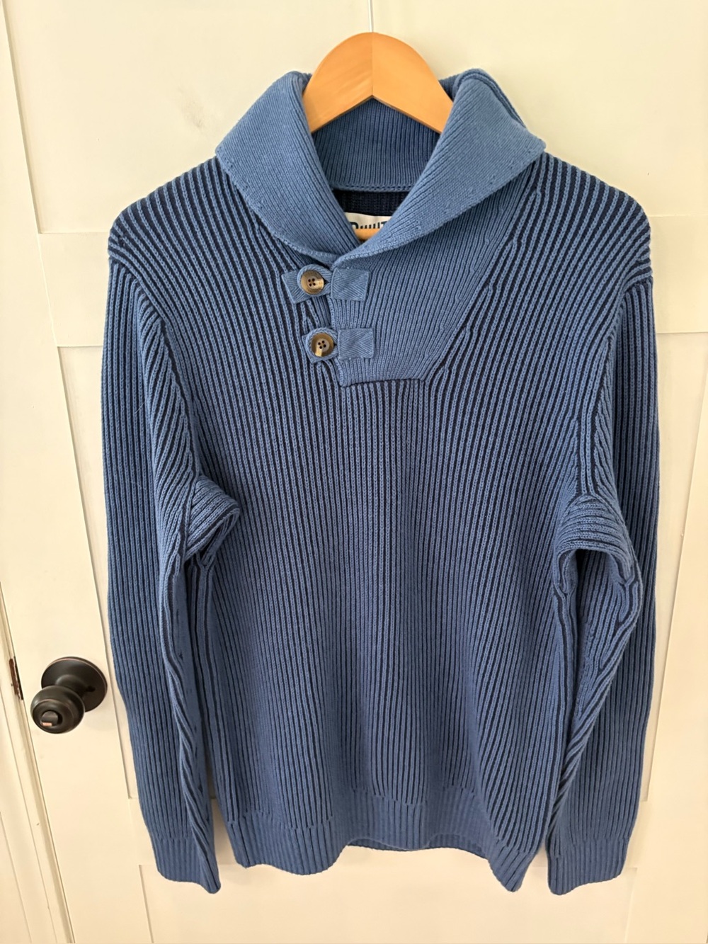 Duluth Brigadier Shawl Collar Wool Blend Sweater. Size XL. - Picture 4 of 15